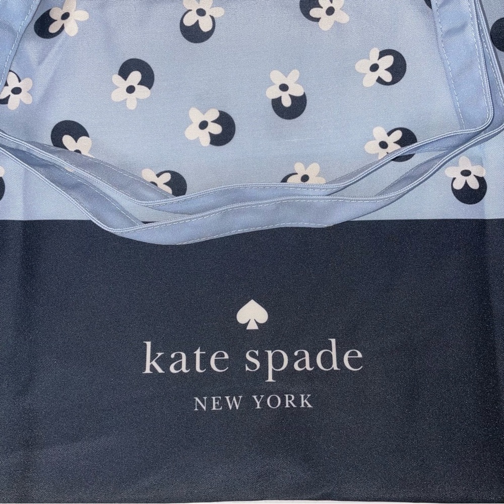 NWOT Kate Spade Floral Canvas Shopper Tote - Picture 4 of 5